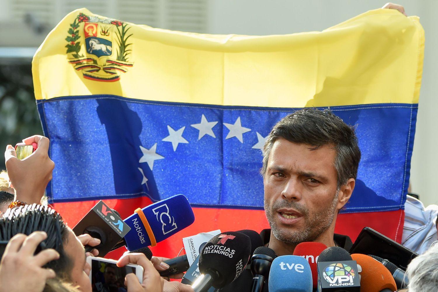 El dirigente opositor venezolano Leopoldo López