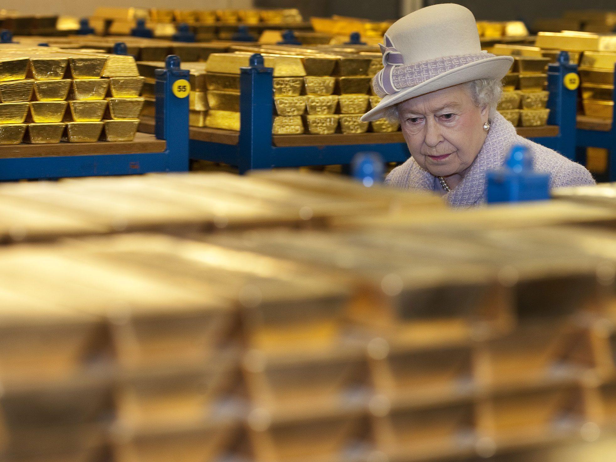 Oro de Venezuela en Inglaterra