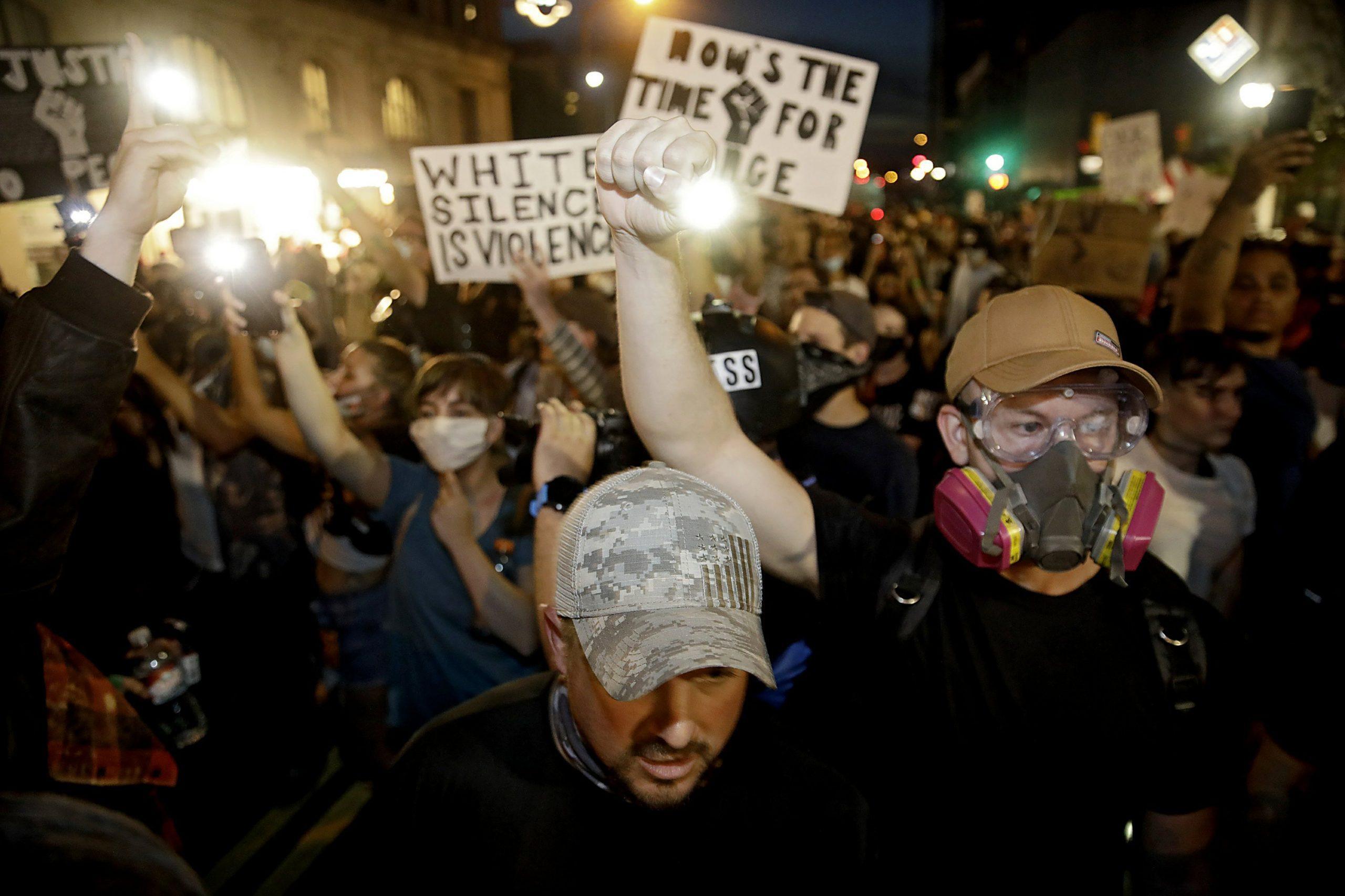 protestas masivas en EEUU